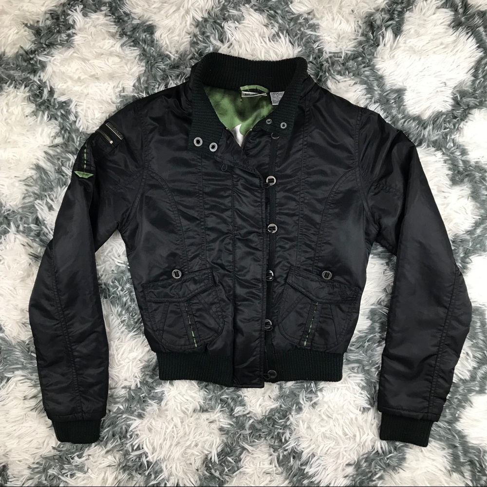 Billabong Women’s Puffer Snow Jacket Medium Black